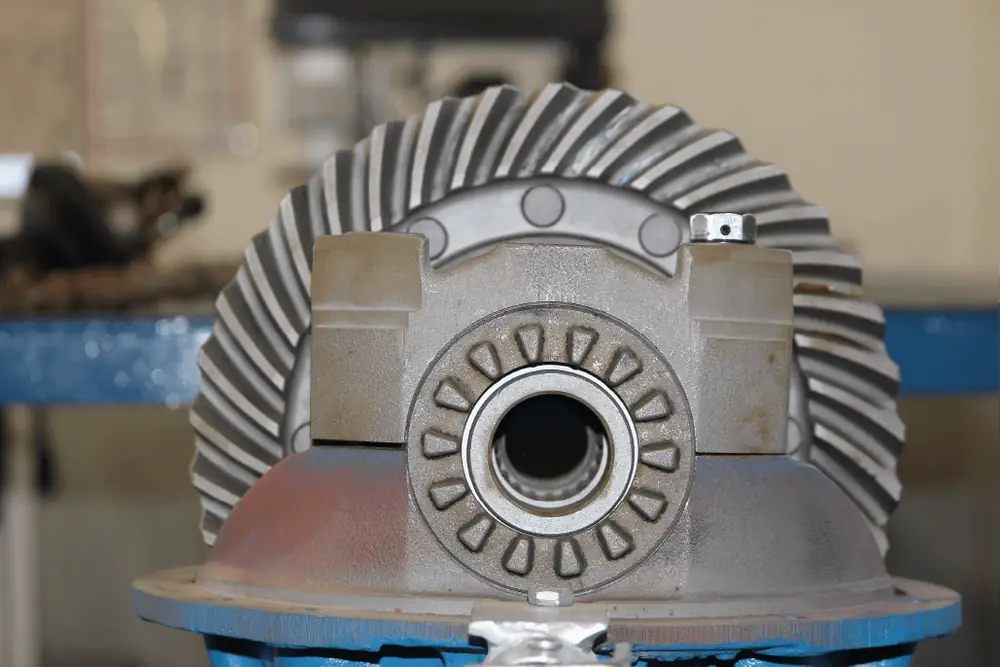 Close-up of a differential used for hands-on component training